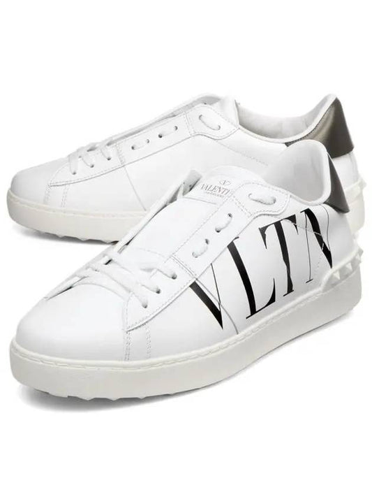 VLTN Logo Low Top Sneakers White - VALENTINO - BALAAN 2