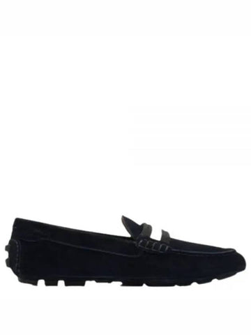 Kansan Suede Driving Shoes Black - BALLY - BALAAN 1