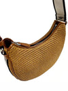 Small Raffia Shoulder Bag Brown - MARNI - BALAAN 5