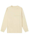 Logo Cotton Long Sleeve T-Shirt Cream - FEAR OF GOD - BALAAN 2