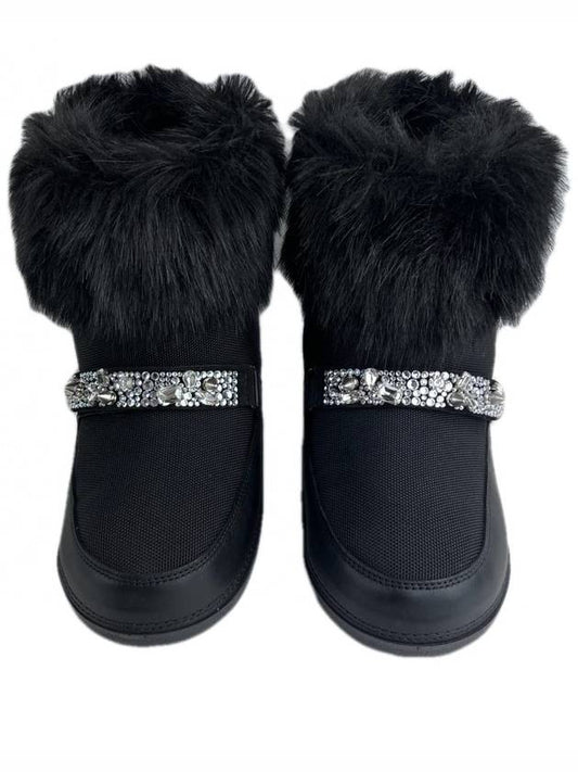 black fur snow boots - GIUSEPPE ZANOTTI - BALAAN 1