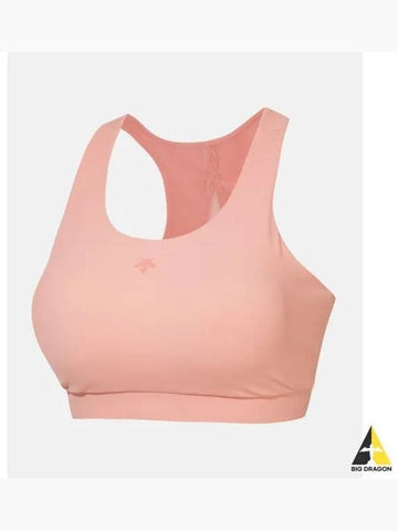 Women s Basic Medium Support Short Bra Top Coral SP322TBR71 - DESCENTE - BALAAN 1