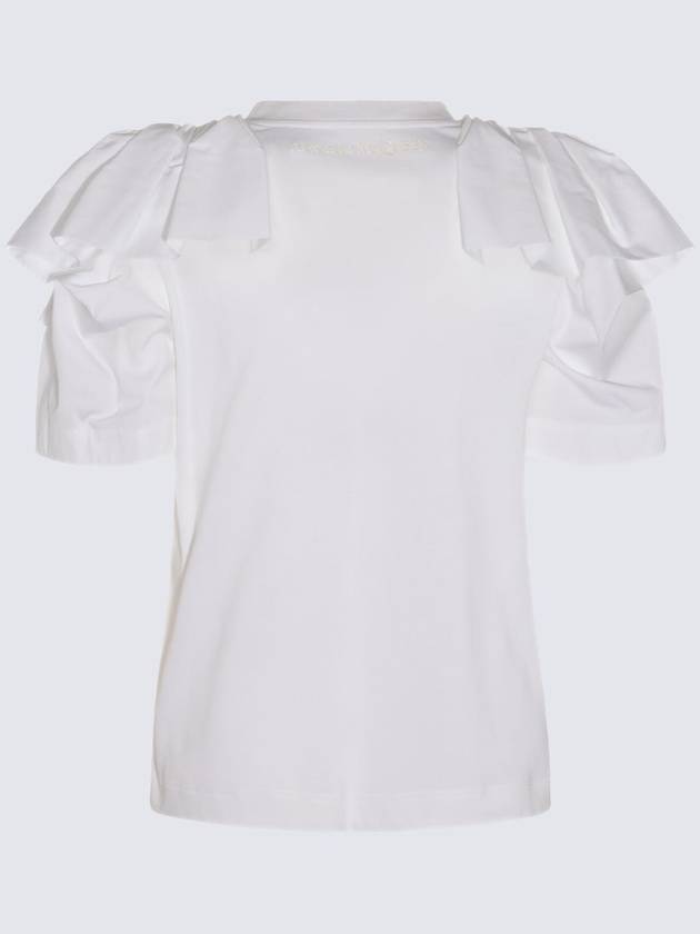 23 fw White Cotton T-Shirt 762903QLAA69000 B0480516110 - ALEXANDER MCQUEEN - BALAAN 3