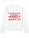 Numbering Graphic Logo Cotton Sweatshirt White - MAISON MARGIELA - BALAAN 3