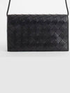 Intrecciato Strap Long Wallet Black - BOTTEGA VENETA - BALAAN 7