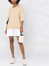 Dumpling Drawstring Canvas Cross Bucket Bag Ivory - JIL SANDER - BALAAN 7