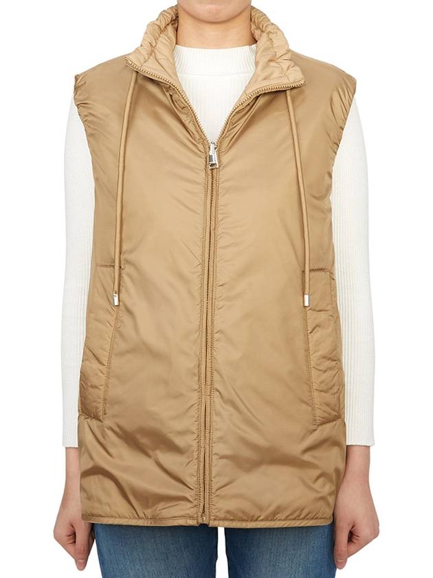 Weekend Yoro Reversible Padding Vest Beige - MAX MARA - BALAAN 4