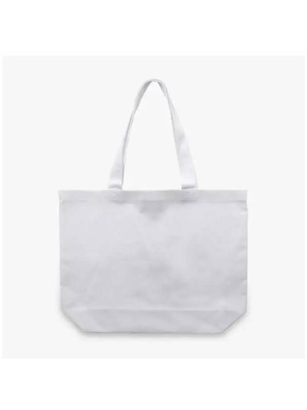 Tricolor Fox Tote Bag White - MAISON KITSUNE - BALAAN 5