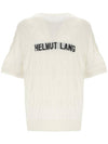 Crushed Knit Top Ivory - HELMUT LANG - BALAAN 4