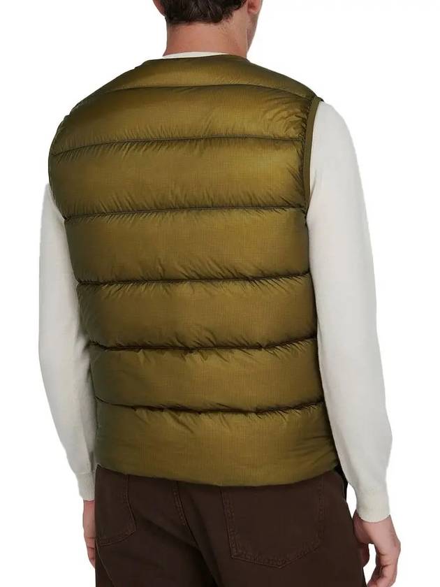 Lens Detail Zip-Up Quilted Vest Green - CP COMPANY - BALAAN 3