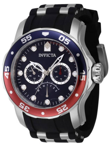 Invicta Pro Diver GMT Quartz Blue Dial Pepsi Bezel Men's Watch 46968 - INVICTA - BALAAN 1