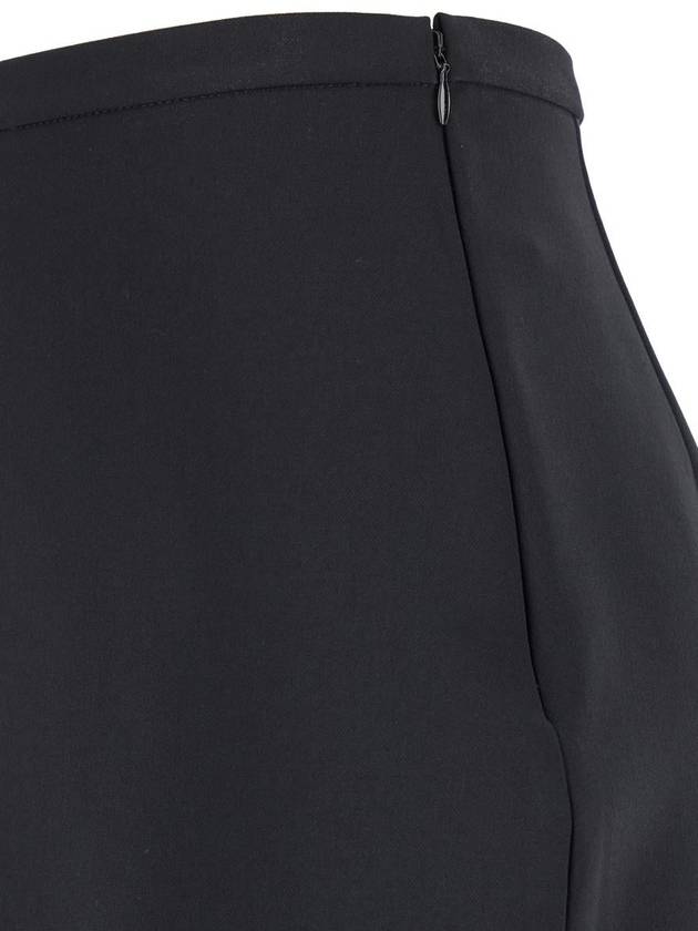 Black Pencil Skirt With Slit In Cady Woman - PHILOSOPHY DI LORENZO SERAFINI - BALAAN 3