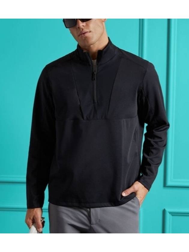 GMM000021 ONYX Men s Double Knit Quarter Zip Pullover - G/FORE - BALAAN 3