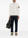 Wappen High Neck Button Up Wool Cardigan Plaster - STONE ISLAND - BALAAN 3