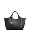 T Timeless Leather Mini Tote Bag Black - TOD'S - BALAAN 2