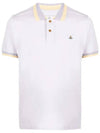 Logo Classic Stripe Polo Shirt Lavender - VIVIENNE WESTWOOD - BALAAN 3