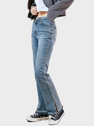 Washed blue denim bootcut - PHILOGRAM - BALAAN 1