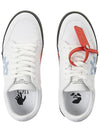 Vulcanized Low Top Sneakers White Light Blue - OFF WHITE - BALAAN 7