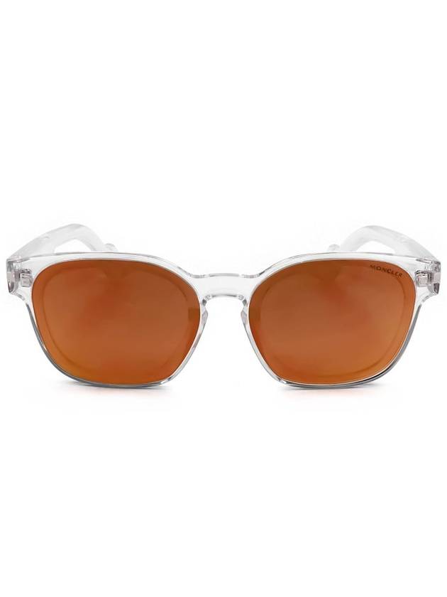 Eyewear Square Frame Sunglasses Brown - MONCLER - BALAAN 1