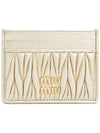 Materasse Nappa Leather Card Wallet Gold - MIU MIU - BALAAN 2