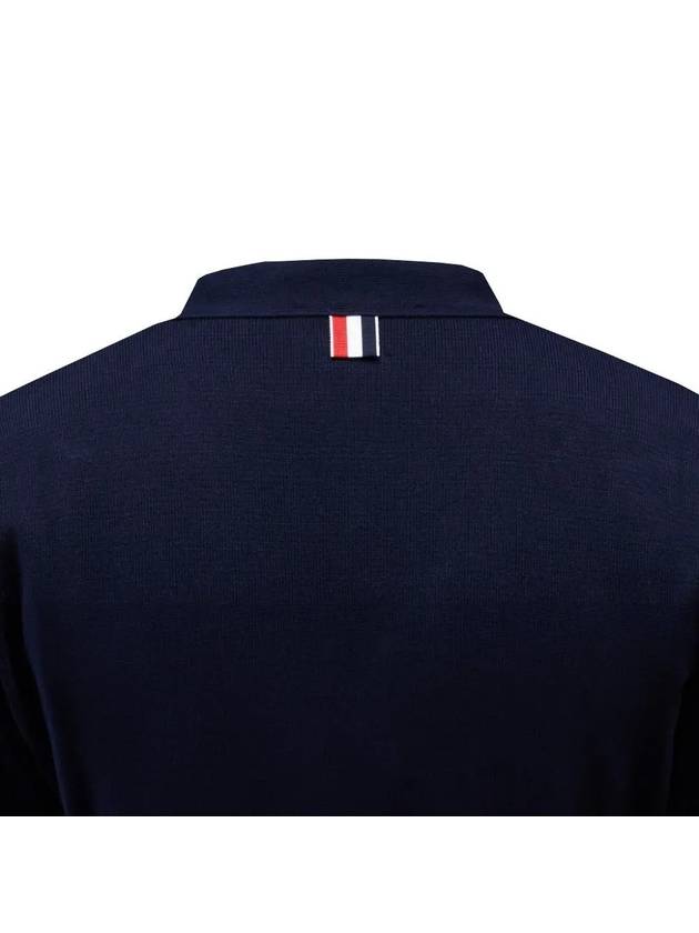 Milano Stitch 4 Bar Cardigan Navy - THOM BROWNE - BALAAN 6