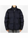 Garment Dyed Crinkle Reps Down Padding Navy - STONE ISLAND - BALAAN 3