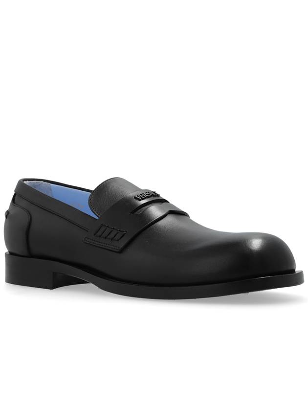 Versace Shoes Adriano Type Loafers, Men's, Black - VERSACE - BALAAN 4