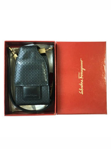 Ferragamo pattern logo black cigarette case cigar - SALVATORE FERRAGAMO - BALAAN 1