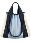 Two Way Shopper Tote Bag Blue - PLEATSMAMA - BALAAN 1