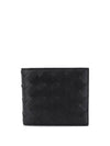 Intrecciato Leather Half Wallet Black - BOTTEGA VENETA - BALAAN 4