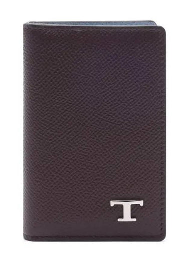 Men s T Logo Two tone Card Wallet XAMTSYFA200 RTV 9O72 24F 1225366 - TOD'S - BALAAN 1