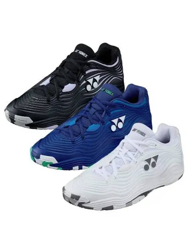 YONEX SHT F5MACEX FUSIONREV5 AC2023 Fusion Rev 5 Tennis Shoes All Court Black Navy White - YOUNESS - BALAAN 1