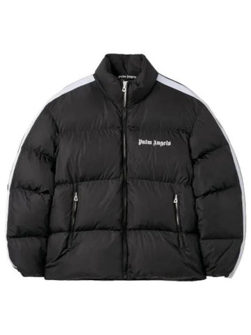 Puffer track down jacket black padding - PALM ANGELS - BALAAN 1