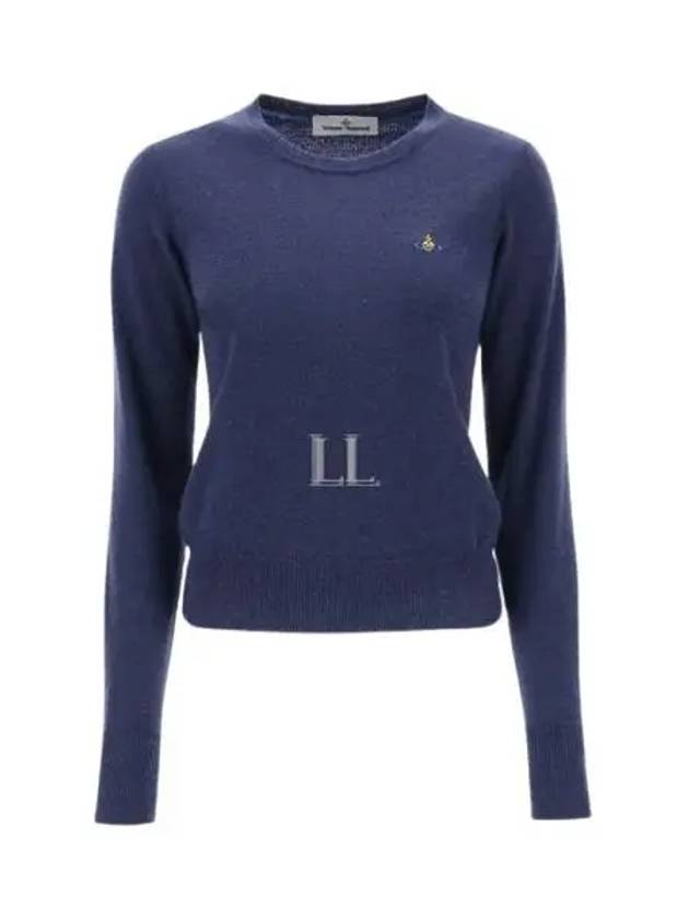 Bea Jumper Knit Top Navy - VIVIENNE WESTWOOD - BALAAN 2