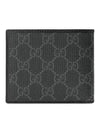 GG Supreme Interlocking G Halfwallet Black - GUCCI - BALAAN 4