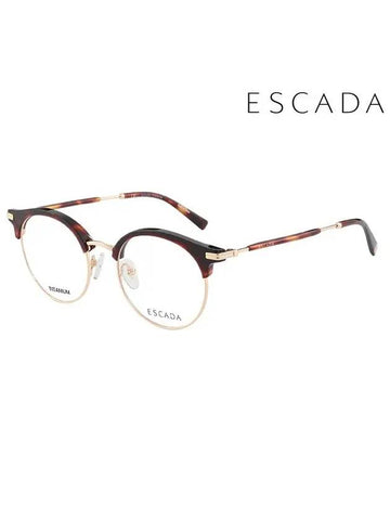 Glasses Frame VES A88F 0722 Round Titanium Men Women - ESCADA - BALAAN 1