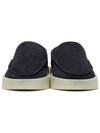 Fear of God Suede Leather Round Slip Edge Louversole Loafers Navy - FEAR OF GOD - BALAAN 2