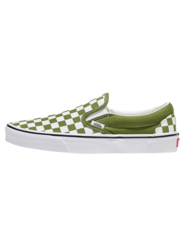 Classic Color Theory Checkerboard Slip-On Pesto - VANS - BALAAN 1