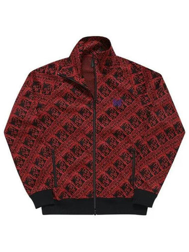 OT224 B Red Poly Jacquard Track Men s Jacket 1140029 - NEEDLES - BALAAN 1