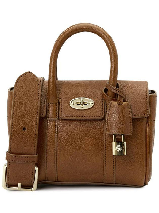 Mini Bayswater Tote Bag Brown - MULBERRY - BALAAN 2