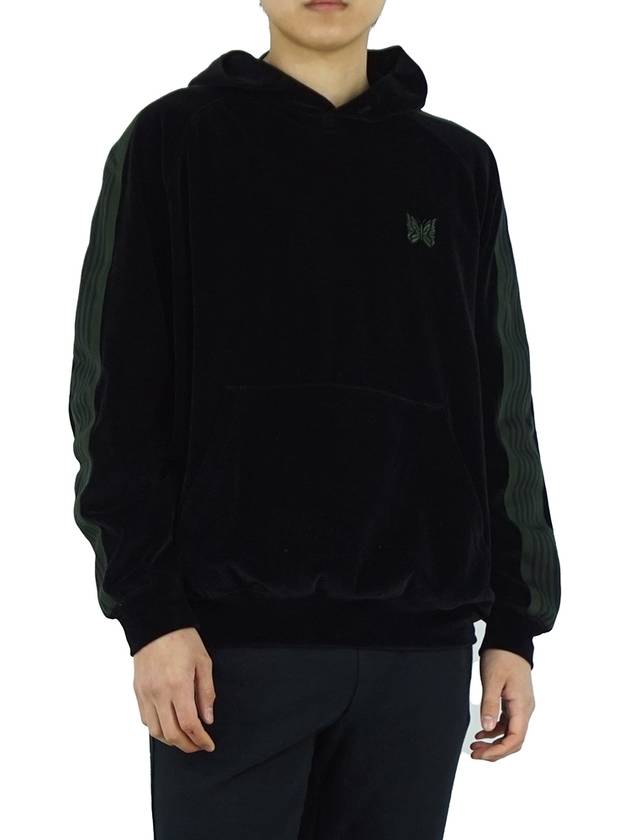 Velor track hooded top black - NEEDLES - BALAAN 4