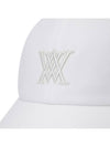 Official W CIRCLE POINT BALLCAP WH - ANEWGOLF - BALAAN 5