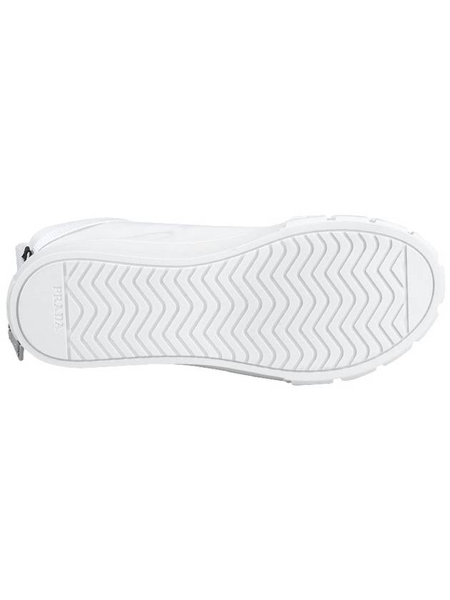 Pouch Re-Nylon Wheel High Top Sneakers White - PRADA - BALAAN 10