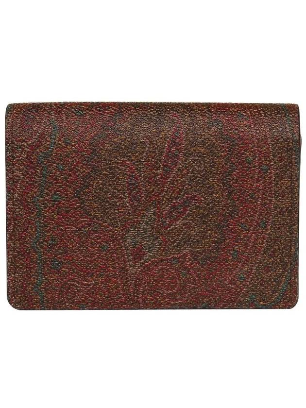 Paisley Card Wallet Brown - ETRO - BALAAN 2