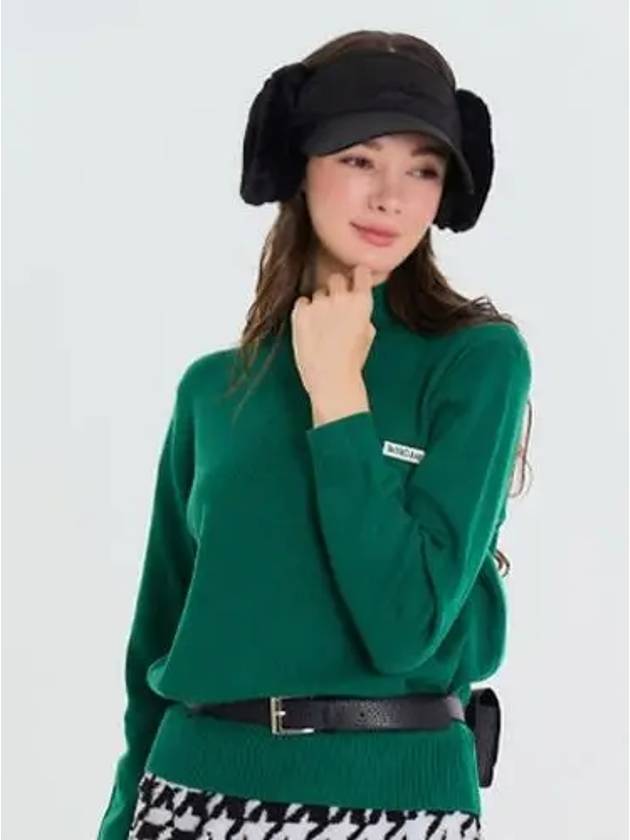 soft half neck knit green - BENECIA12 - BALAAN 1