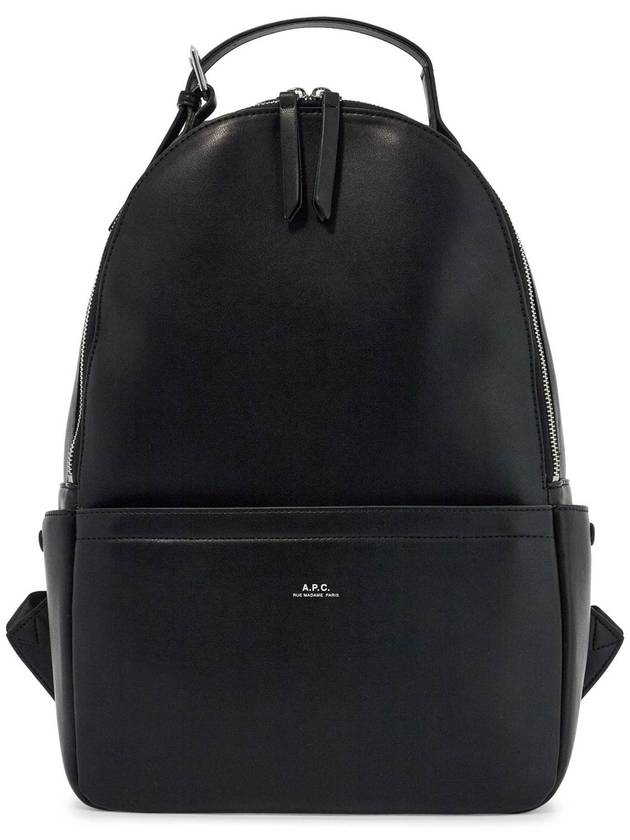 Nino Recycled Leather Backpack Black - A.P.C. - BALAAN 2