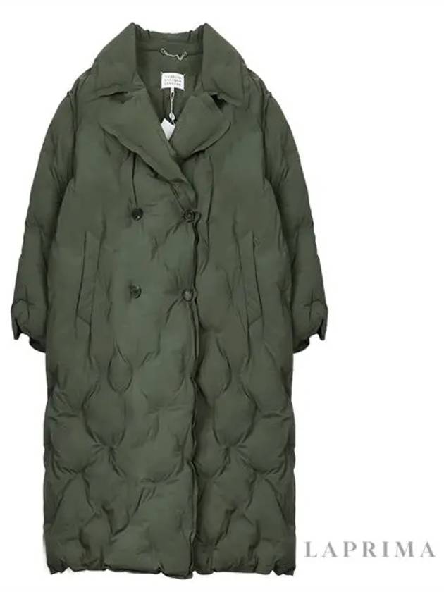 Recycled Nylon Padded Coat Olive - MAISON MARGIELA - BALAAN 9