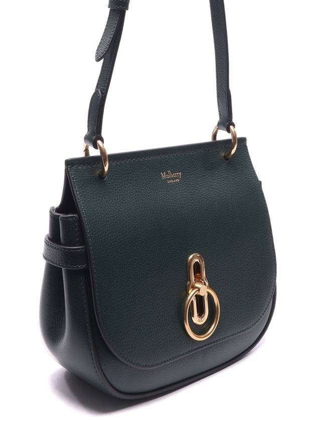 Amberley Classic Satchel Small Grain Shoulder Bag Dark Green - MULBERRY - BALAAN 4