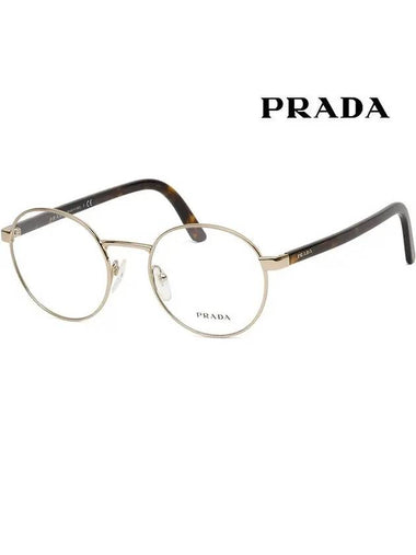 Glasses frame VPR52X ZVN 1O1 round frame gold HERITAGE - PRADA - BALAAN 1