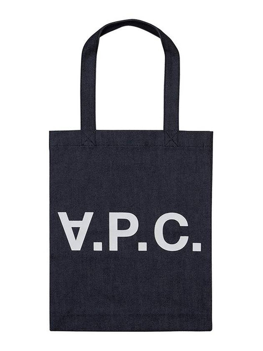 Laure logo denim tote bag blue - A.P.C. - BALAAN 2